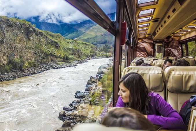 Train to Machu Picchu by Cusco Travel Map