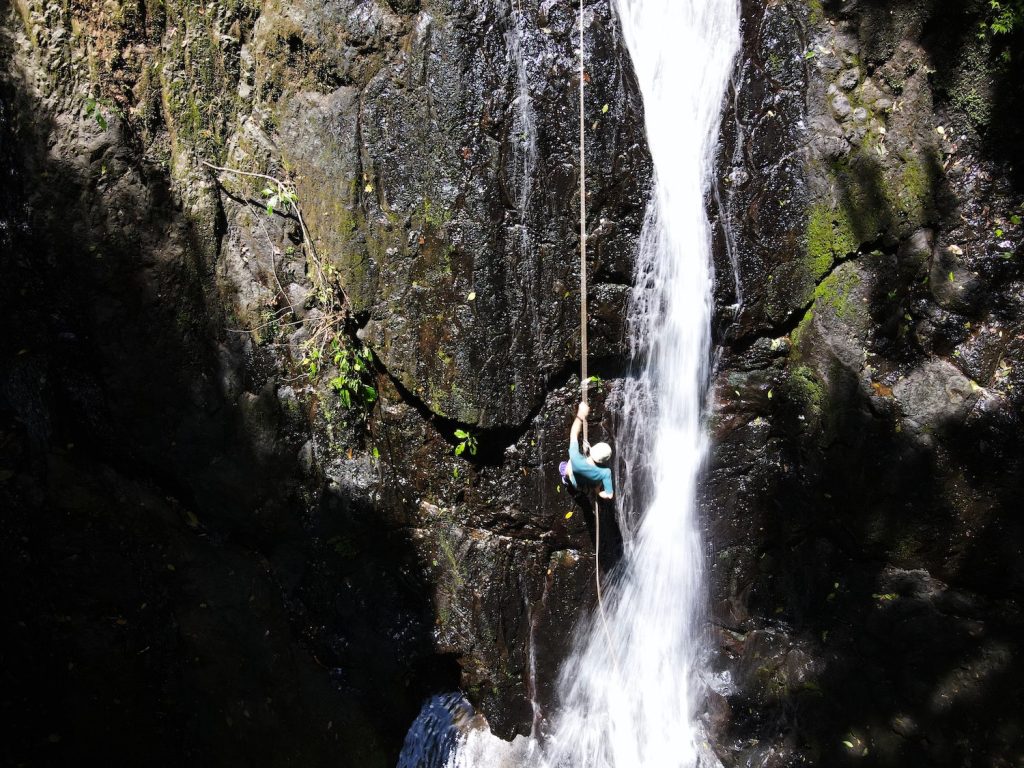 Canyoning - Waterfall Rappel 1